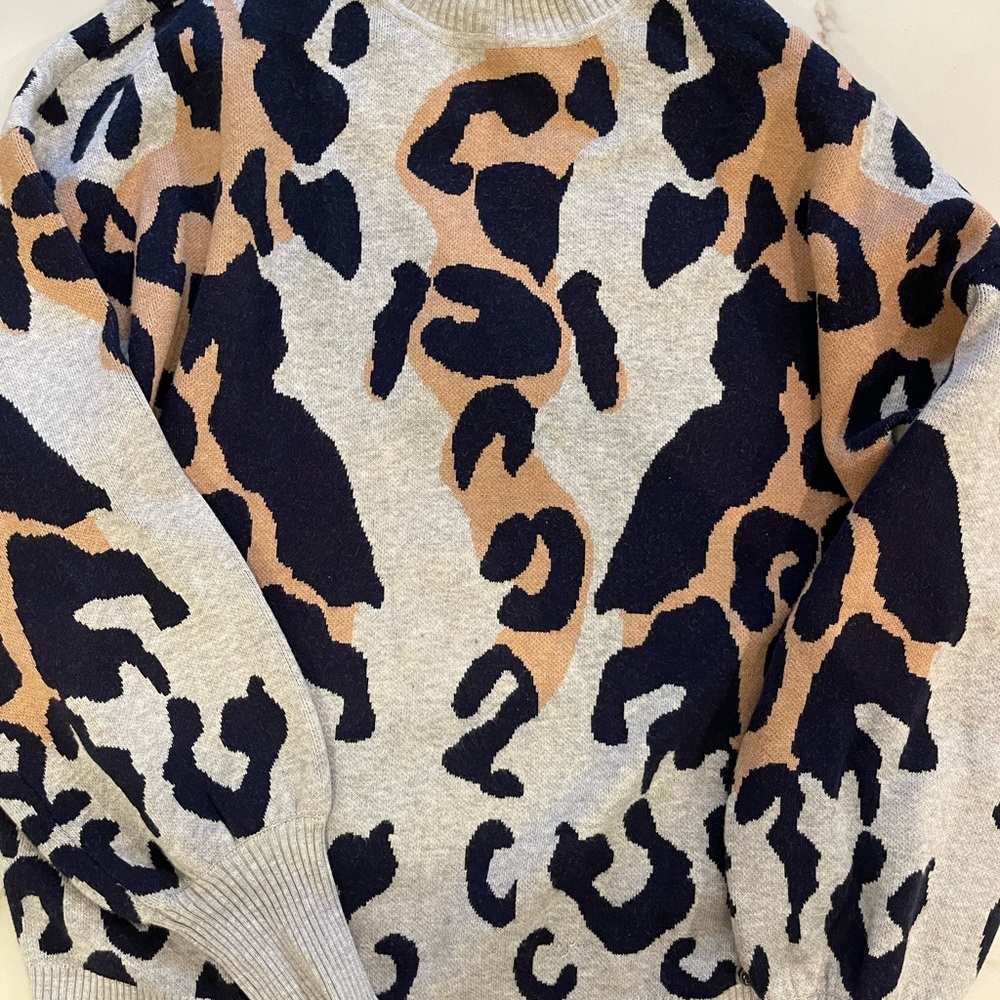 Ted Baker Leopard Print Sweater